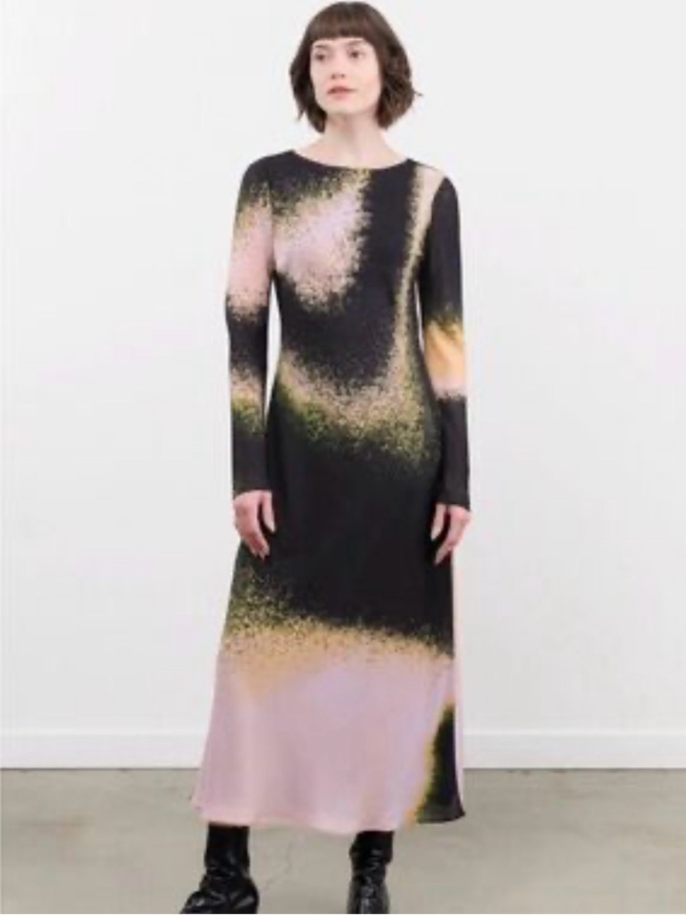 No. 6 Store Sacha dress pink black green small